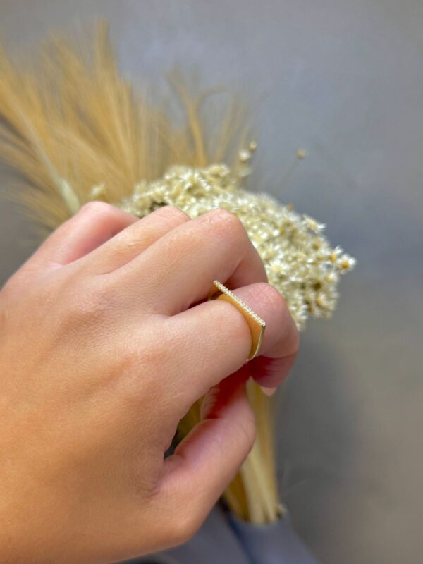 Anel Silver Line - Dourado - Imagem 3