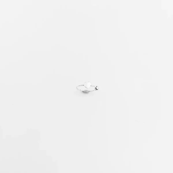 Piercing para Furo Argolinha com Bolinha - Prata 925 - Imagem 2