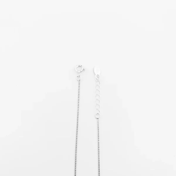 Colar com Cristal de Ametista 40cm - Prata 925 - Imagem 2