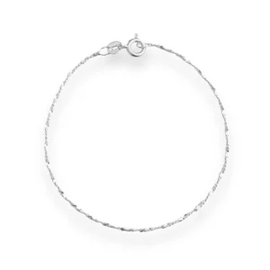 Pulseira Laminada Torcida - Prata 925