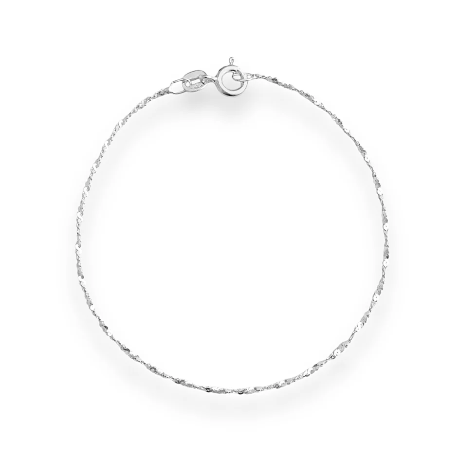 Pulseira Laminada Torcida - Prata 925