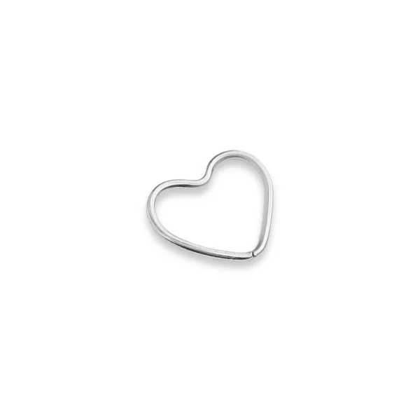 Piercing para Furo de Coração - Prata 925 - Imagem 2