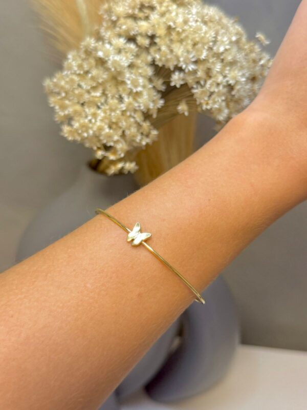 Bracelete Borboleta - Dourado