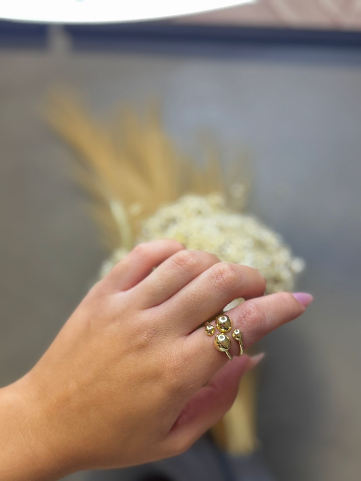 Anel Glow Shine Regulável - Dourado - Imagem 3