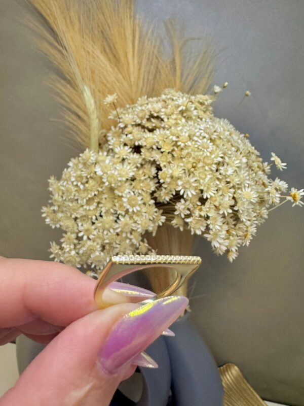 Anel Silver Line - Dourado - Imagem 2