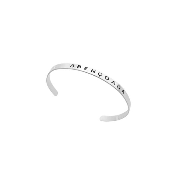 Bracelete "Abençoada" - Prata 925