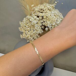 Pulseira Fita 18cm - Dourado