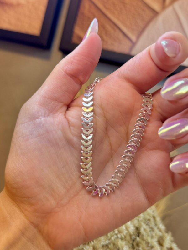 Pulseira Folhas Articuladas 18cm - Imagem 2
