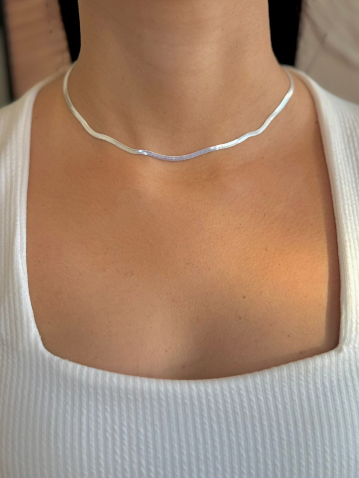 Colar Choker Fita 35cm