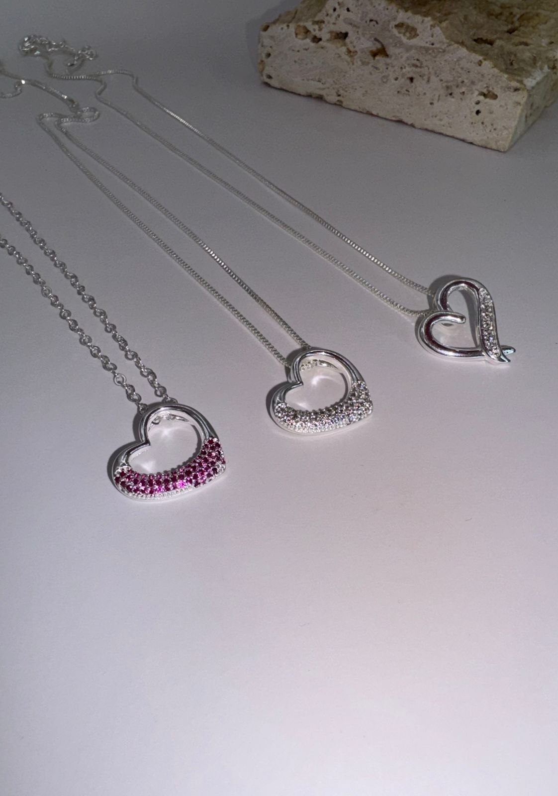 Colar Coração com Micro Zircônias